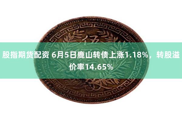 股指期货配资 6月5日鹿山转债上涨1.18%，转股溢价率14.65%