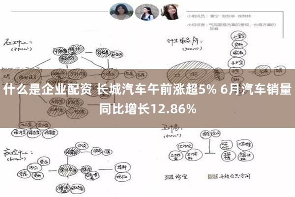 什么是企业配资 长城汽车午前涨超5% 6月汽车销量同比增长12.86%